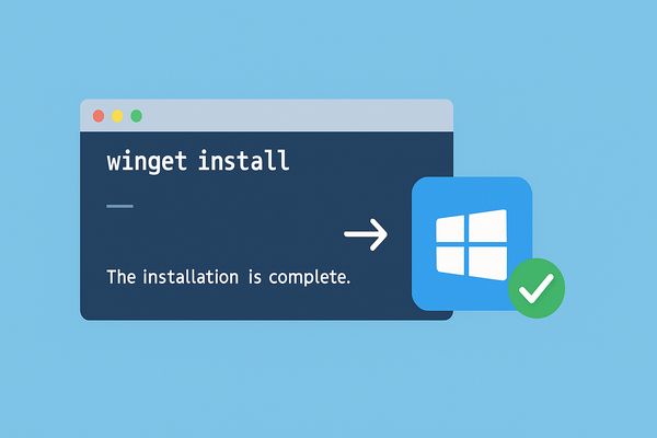 wingetによるインストール